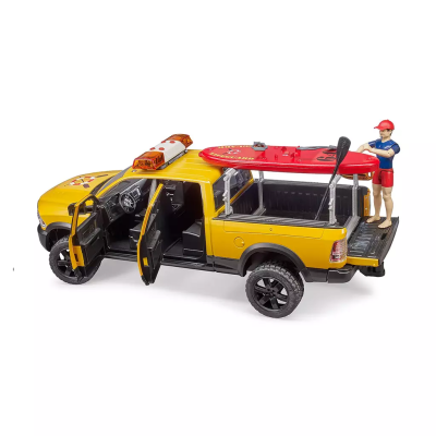 bruder juguetes 2506 Todoterreno ram power wagon salvamento paddle surf socorrista 1 1