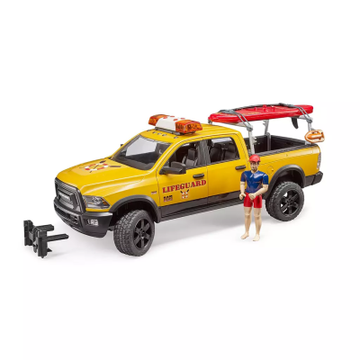 bruder juguetes 2506 Todoterreno ram power wagon salvamento paddle surf socorrista 3