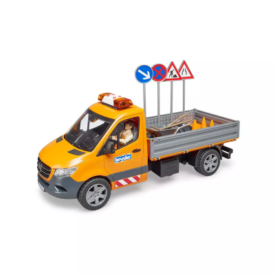 bruder juguetes 2677 furgoneta mercedes benz servicio municipal 4
