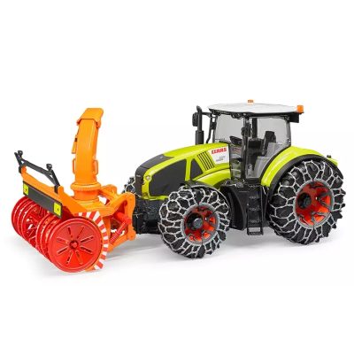 bruder juguetes 3017 tractor claas axion 950 quitanieves 2