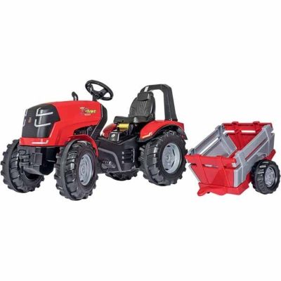tractor a pedales con remolque rolly toys 4